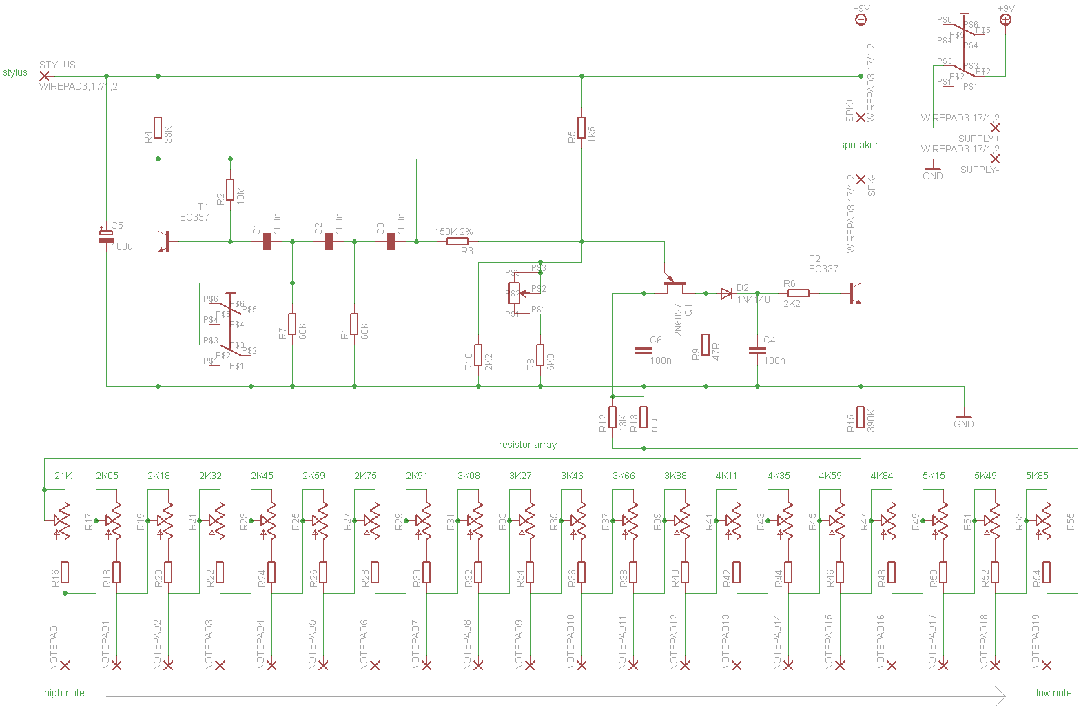 Stylophone70 full schematics