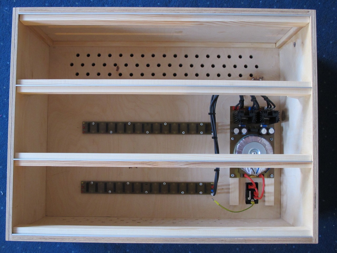 Finished modular synth case
