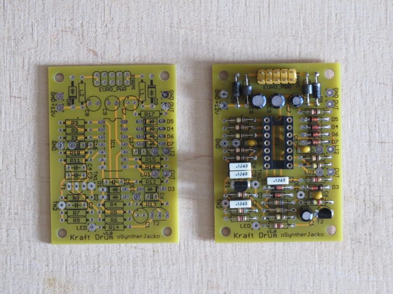 Eurorack module DIY tutorial (1) drilling SyntherJack