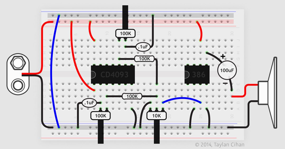 Simple synth outlet