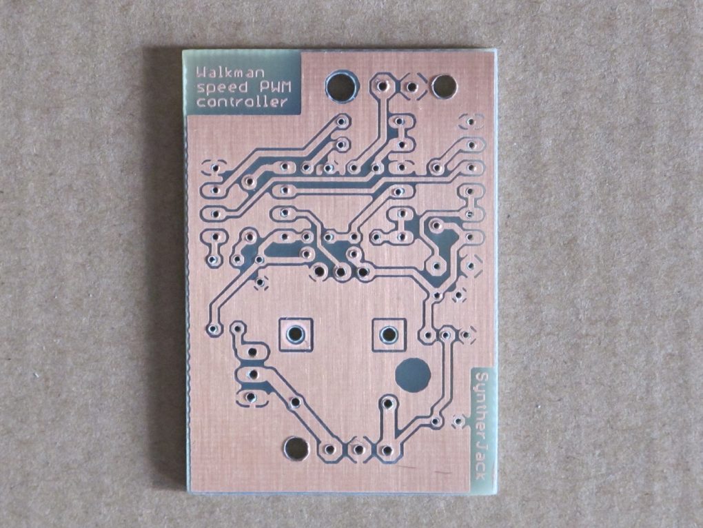 Cassette recorder with CV speed controller SyntherJack