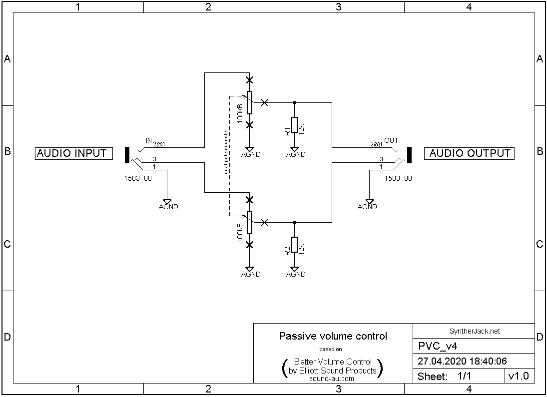 Passive on sale volume control