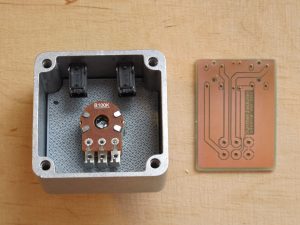 Case and etched PCB